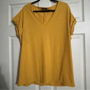 2 Boohoo ribbed Vneck